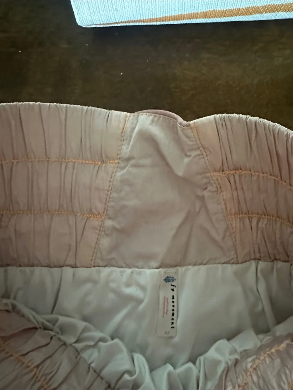 Free People High-Waist Pink Elastic Waist Shorts